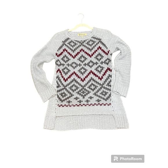 Democracy Womens Size Medium Sweater Gray Long Sleeves - Picture 1 of 6